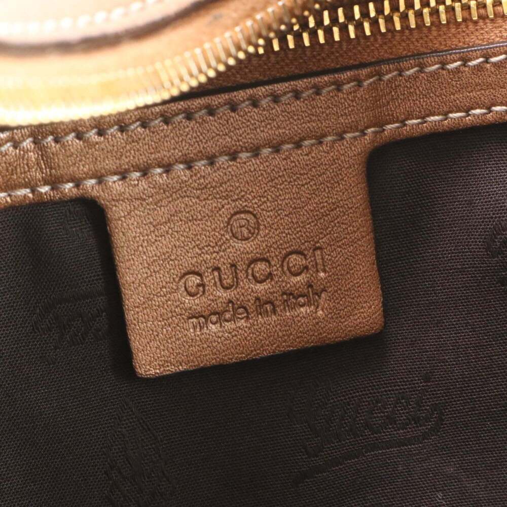 GUCCI Cream Leather Shoulder Bag - Picture 8 of 9